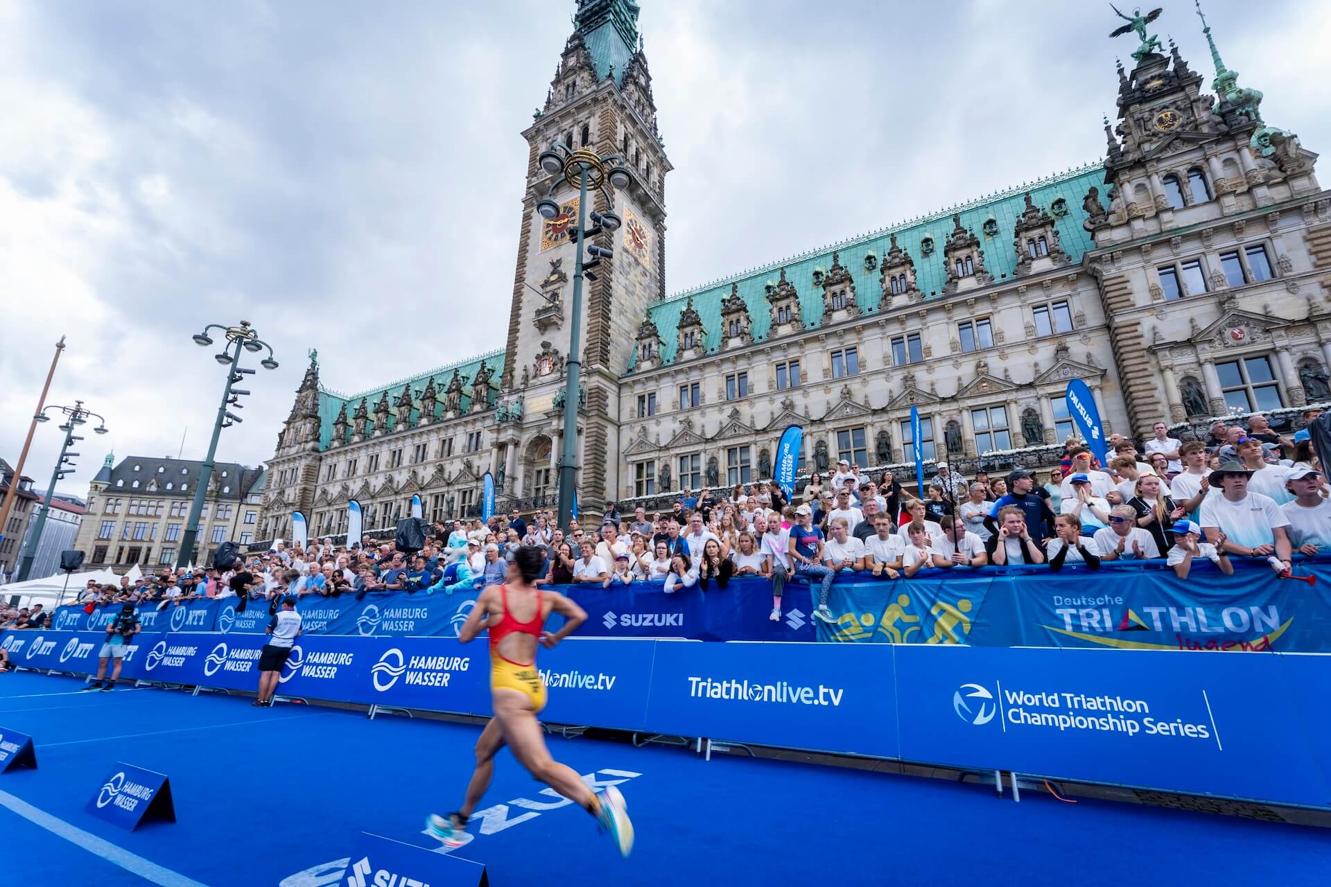 Hamburg Rathausmarkt Triathlon